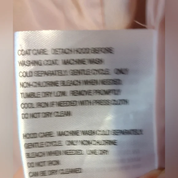 Michael Kors Faux Fur Trim Hooded Puffer Coat Blush Pink NWT Size Medium - Picture 9 of 10